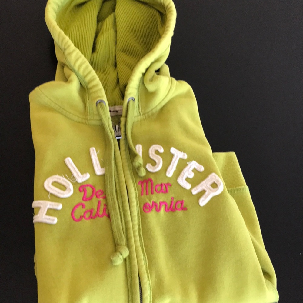 Green Hollister hoodie
